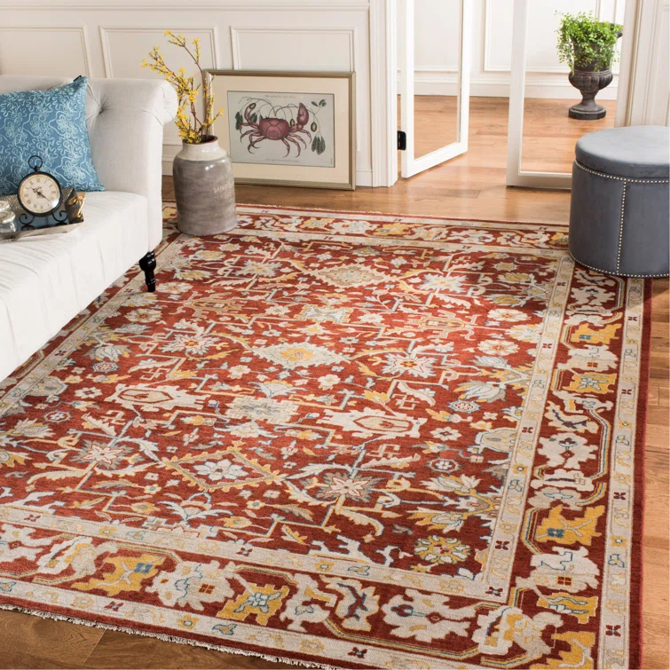 Oriental Hand Knotted Wool Oriental Rug