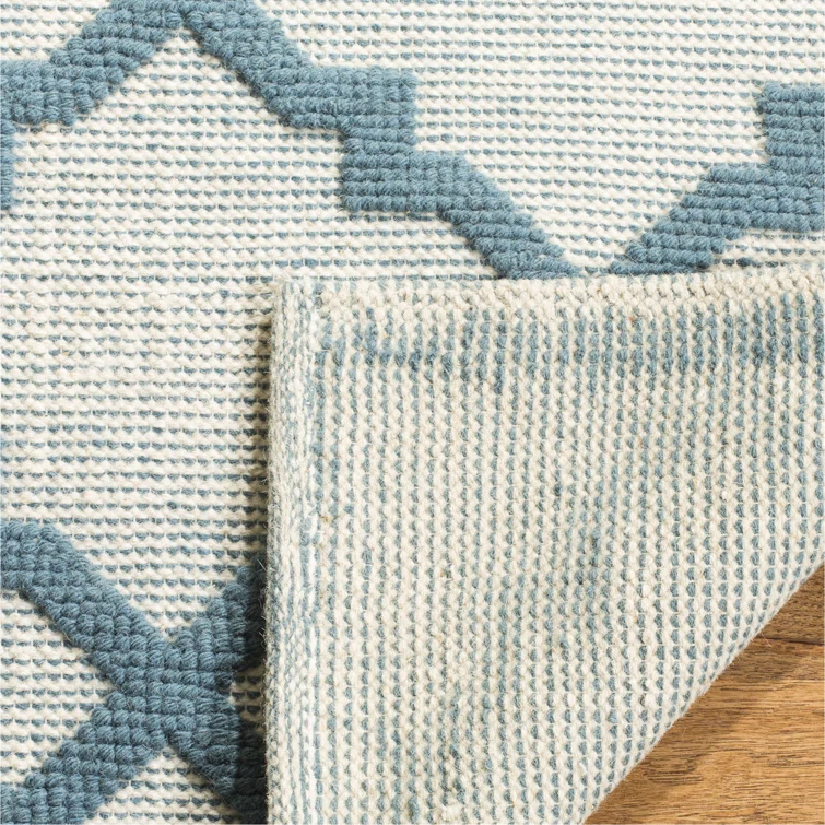 Martha Stewart Puzzle Hand Woven Wool Geometric Rug