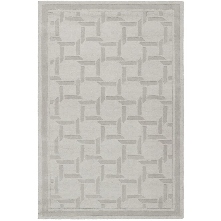 Resort Martha Stewart Hand Tufted Wool Geometric Rug