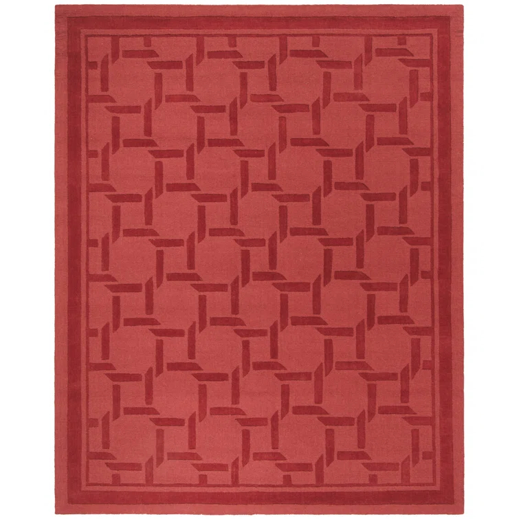 Resort Martha Stewart Hand Tufted Wool Geometric Rug