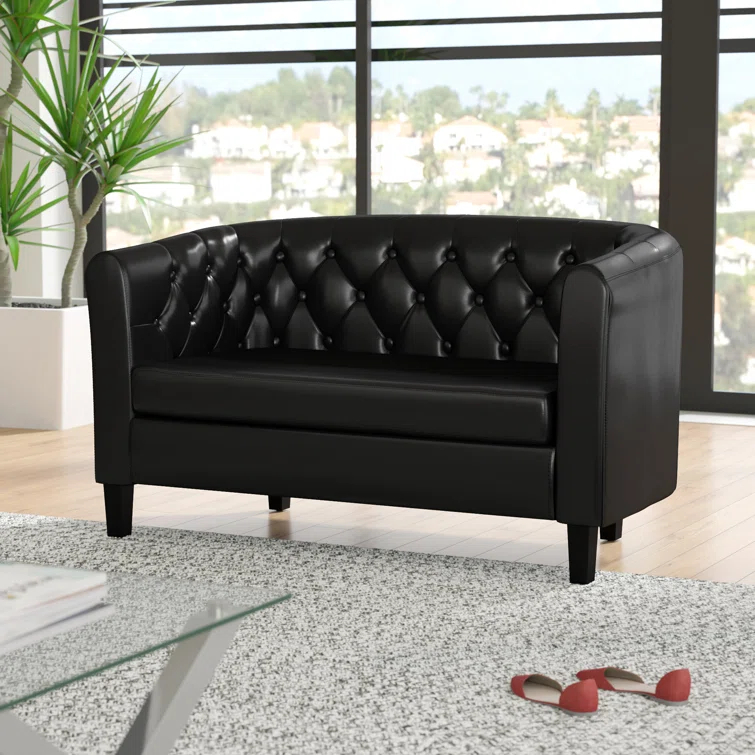Modway Copper Grove Pisino Upholstered Vinyl Loveseat