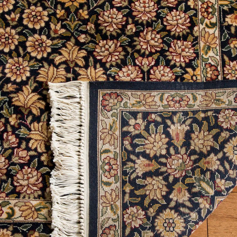Royal Kerman 100% Wool Pile Floral Rug