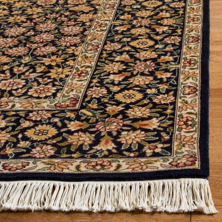 Royal Kerman 100% Wool Pile Floral Rug