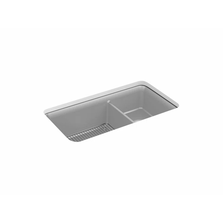 Cairn® 34" L x 18" W Double Basin Undermount with Accessories