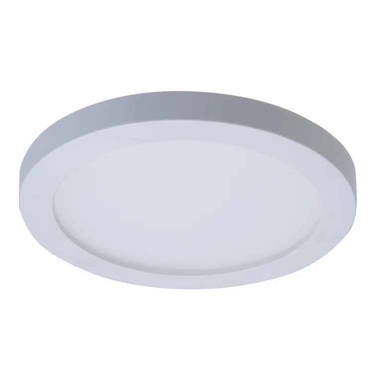 4'' White Open Recessed Trim
