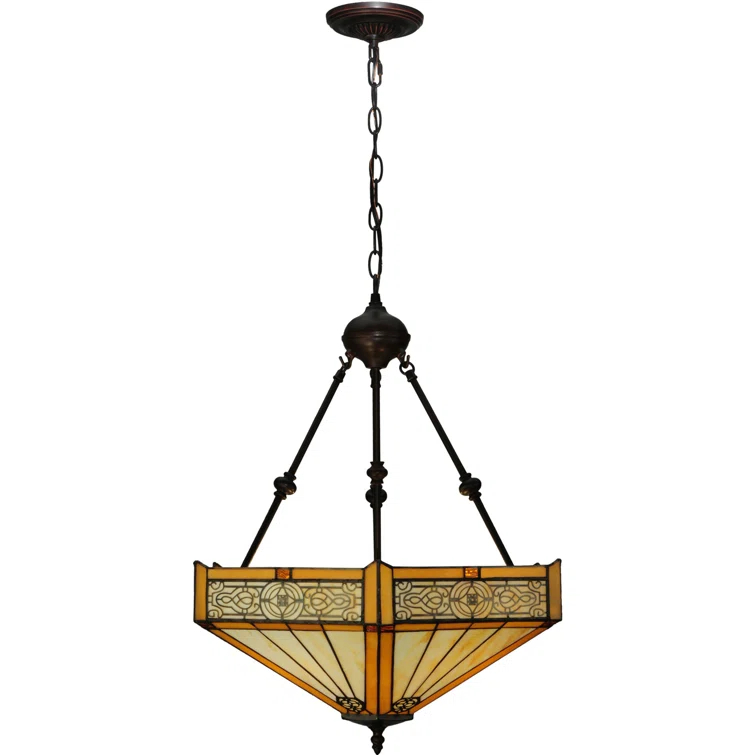 3 - Light Mahogany Bronze Unique/Statement Pendant