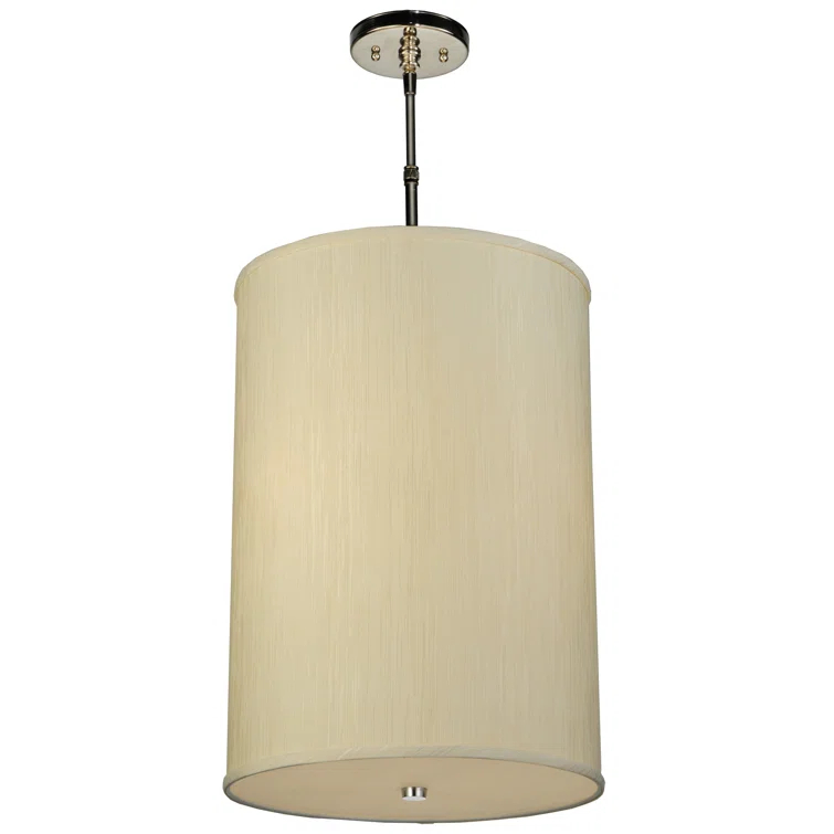 Cilindro Chrome 3-Light Energy Star Drum Pendant