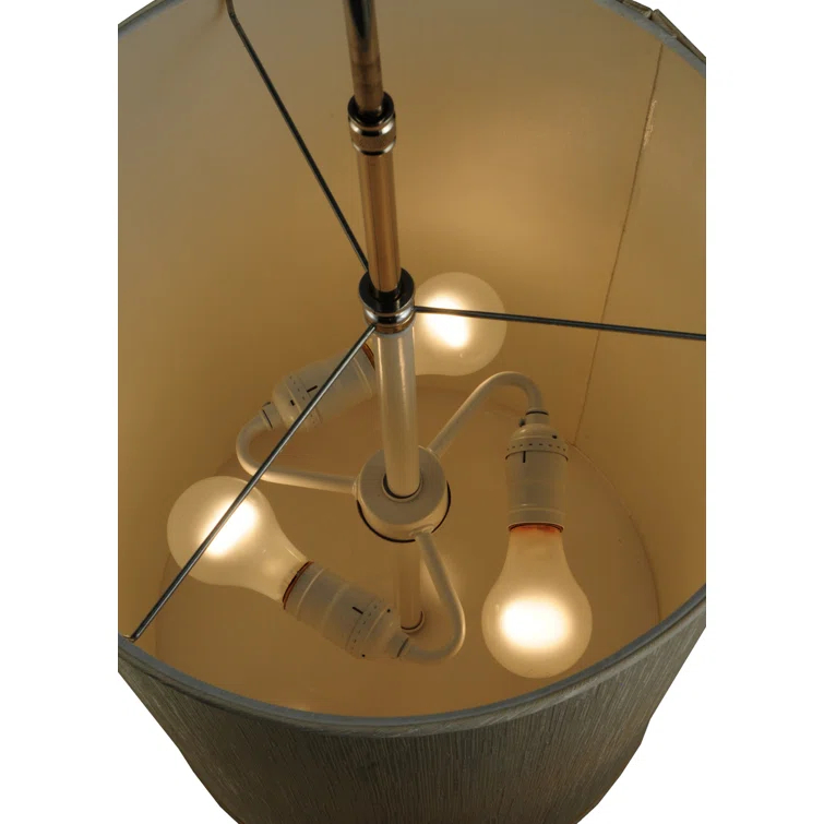 Cilindro Chrome 3-Light Energy Star Drum Pendant