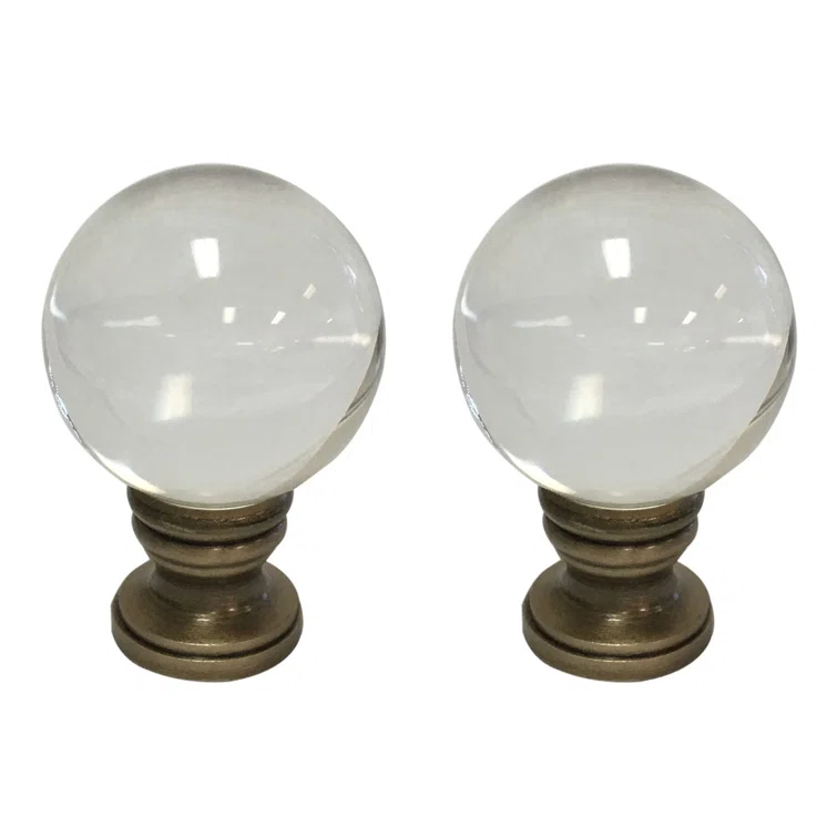 Crystal Ball Lamp Finial