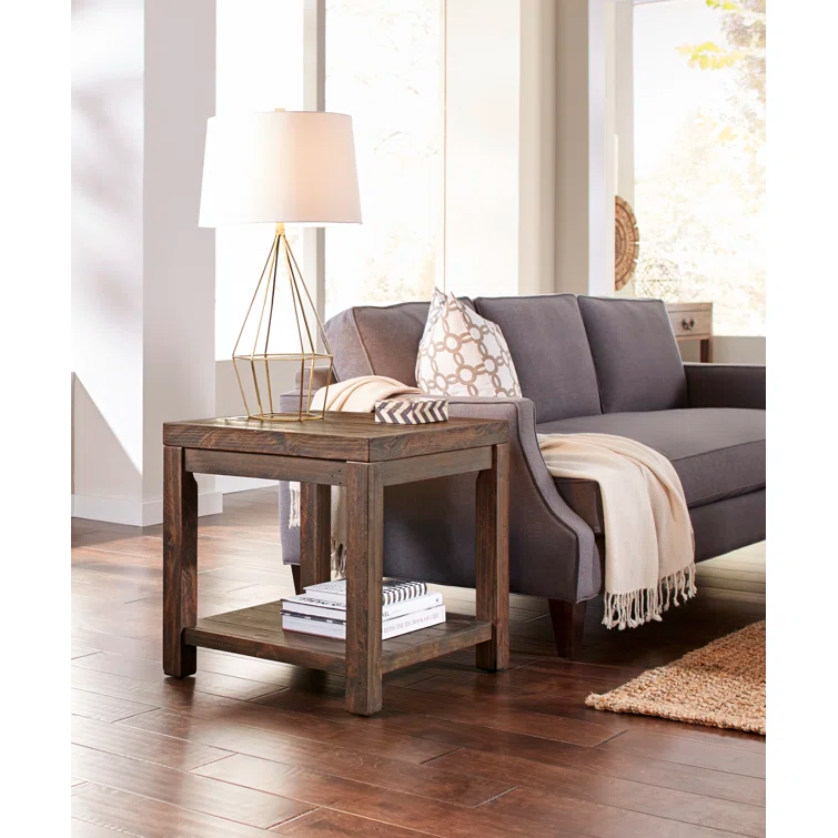 Alexandra Solid Wood End Table