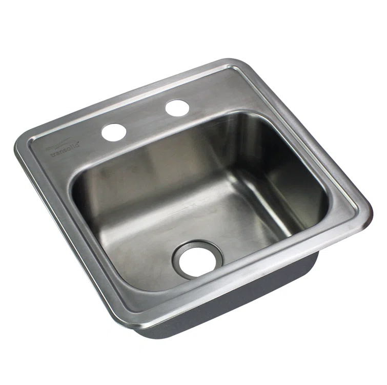 15'' L Drop-In Single Bowl Stainless Steel Kitchen Sink