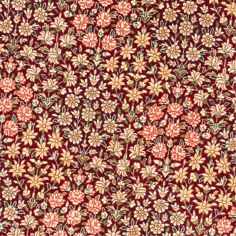 Royal Kerman 100% Wool Pile Floral Rug