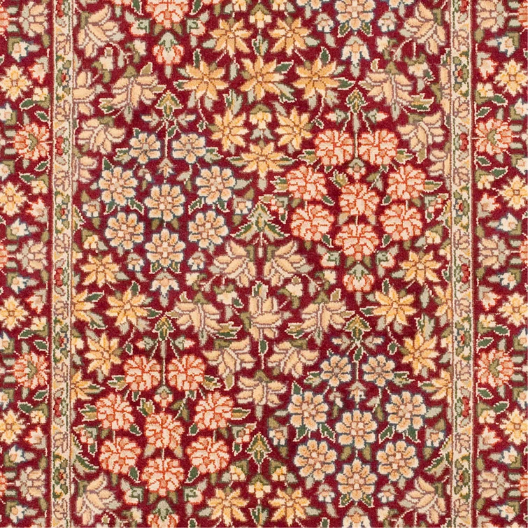Royal Kerman 100% Wool Pile Floral Rug
