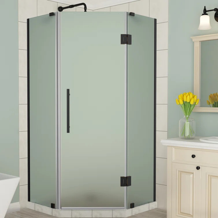 Merrick 34" x 72" Neo Angle Hinged Shower Enclosure
