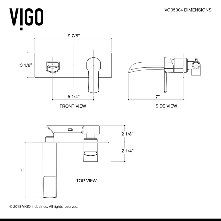 Cornelius Wall Mounted Bathroom Faucet