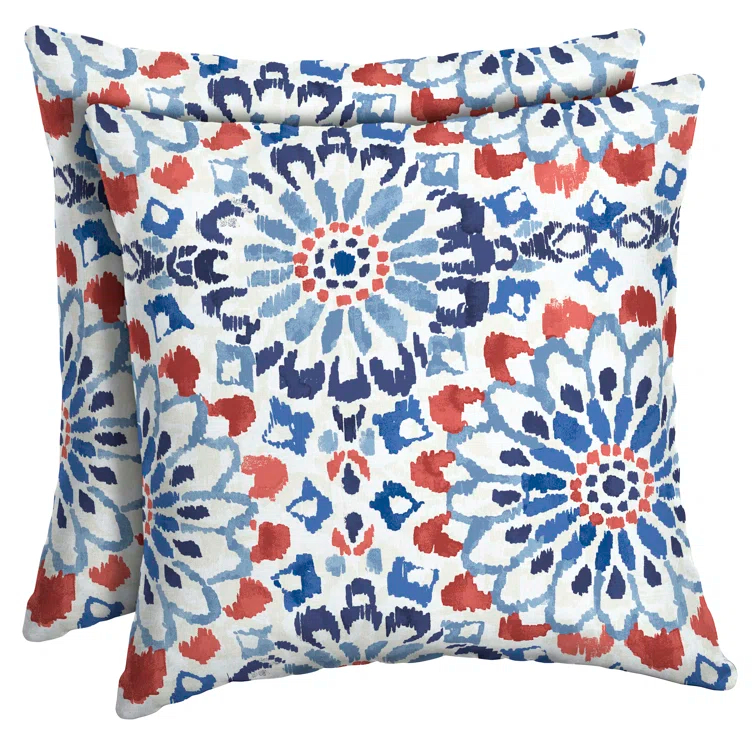 ARDEN Ruby Outdoor Square Pillow Cover & Insert