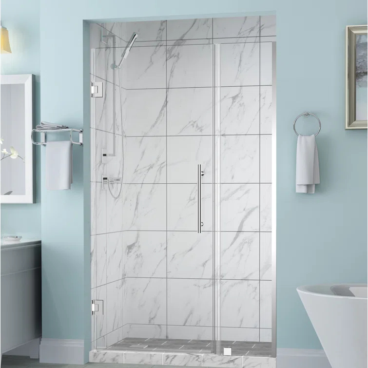 Belmore 36 x 72 Hinged Frameless Shower Door
