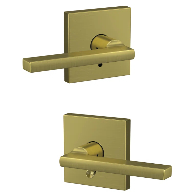 Custom Latitude Hall-Closet and Bed-Bath Lever with Collins Trim