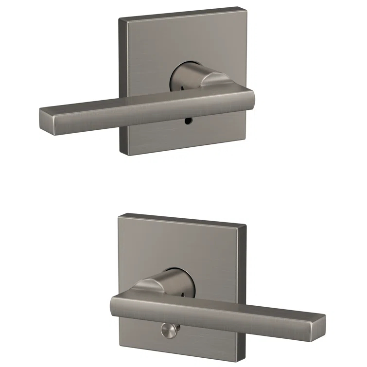 Custom Latitude Hall-Closet and Bed-Bath Lever with Collins Trim