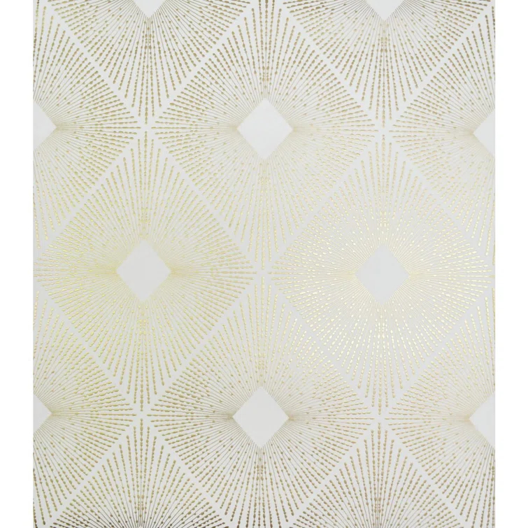 Antonina Vella Modern Metals Modern Geometric Wallpaper