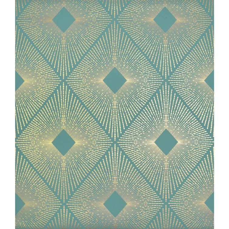 Antonina Vella Modern Metals Modern Geometric Wallpaper