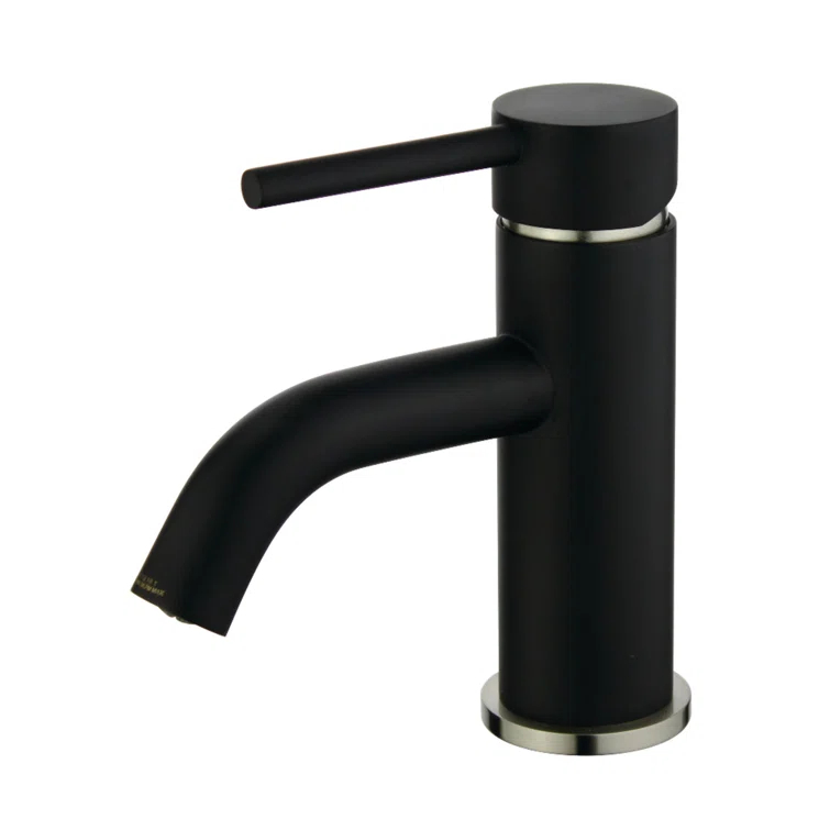 Kingston Brass Concord Single-Handle 1-Hole Deck Mount Bathroom Faucet with Push Pop-Up