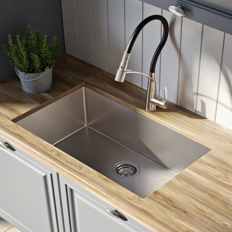 KRAUS Standart PRO™ Undermount 16 Gauge Stainless Steel Kitchen Sink