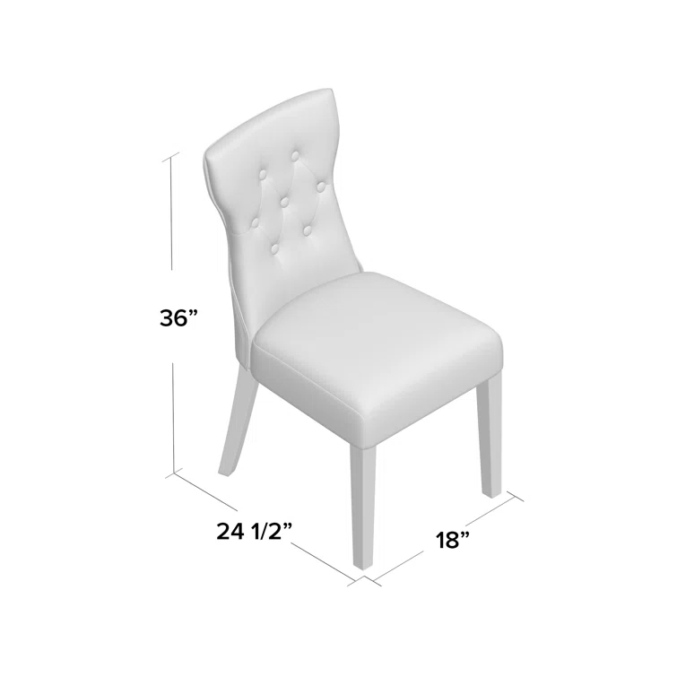 Silhouette Tufted Upholstered Side Chair