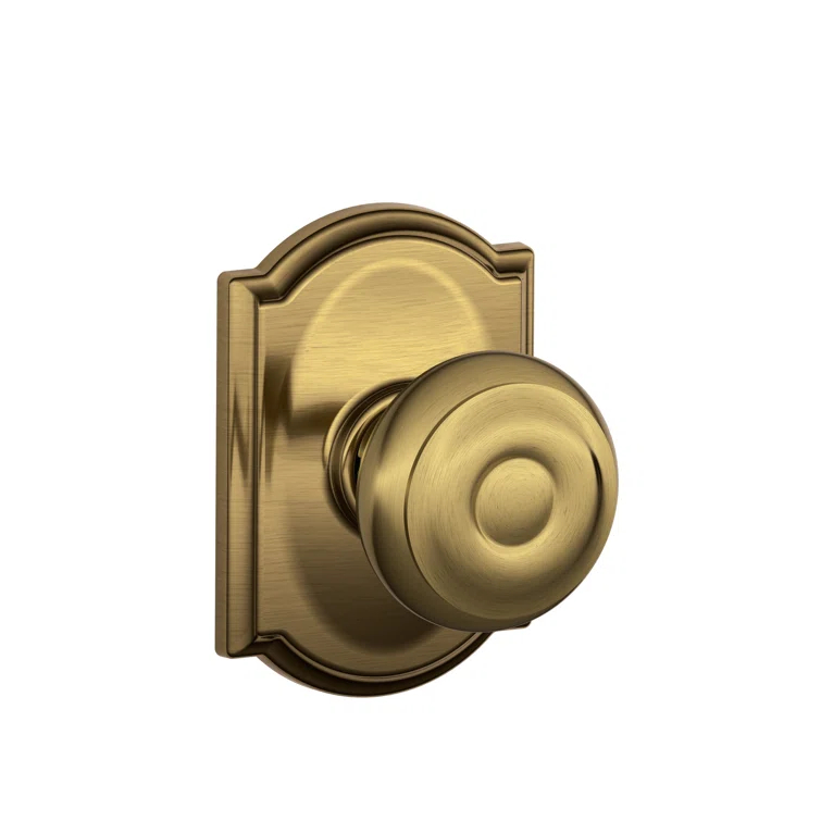 Georgian Passage Knob with Camelot Trim