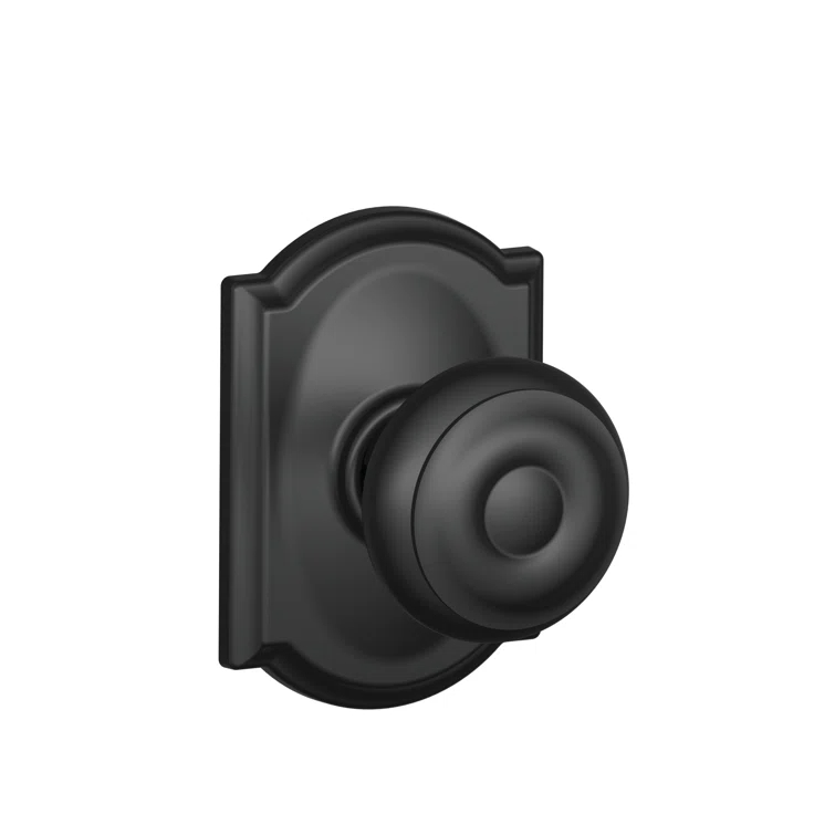 Georgian Passage Knob with Camelot Trim