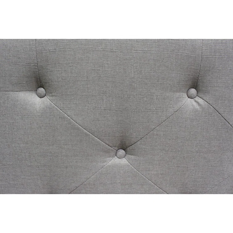 Anthelme Upholstered Wingback Bed