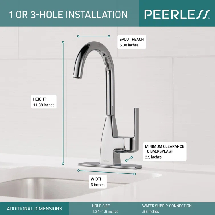 Peerless Faucets Xander Kitchen Faucet