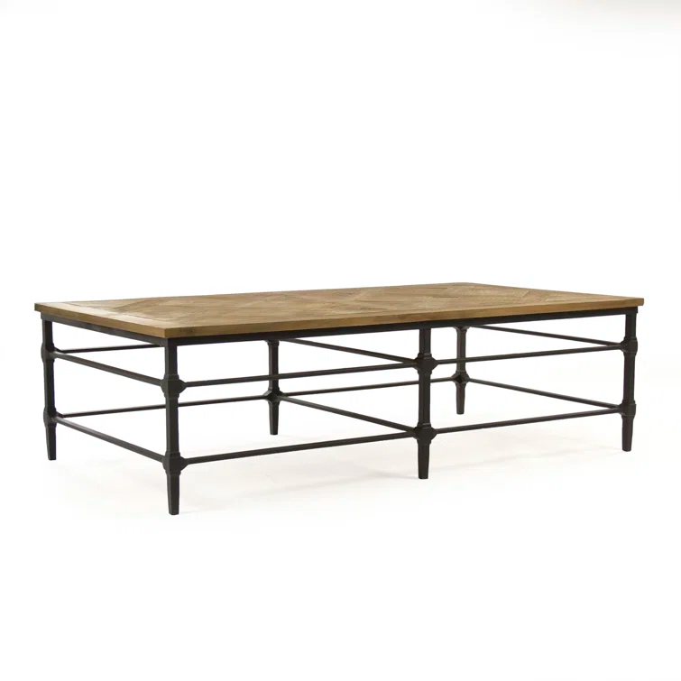 Aveline Solid Wood Top Coffee Table