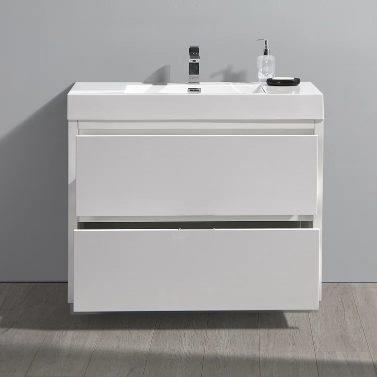 Valencia 40" Freestanding Single Sink Bathroom Vanity with Top and Sink (Faucet Not Included)