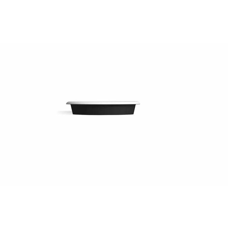 Iron Plains® Metal Circular Dual Mount Bathroom Sink with Overflow