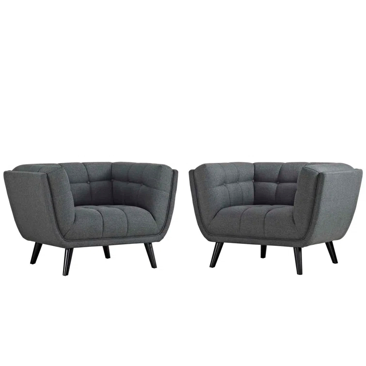 Modway Carson Carrington Karhula Upholstered Armchair Set