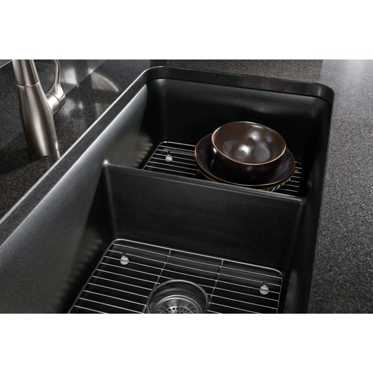Cairn® 34" L x 18" W Double Basin Undermount with Accessories