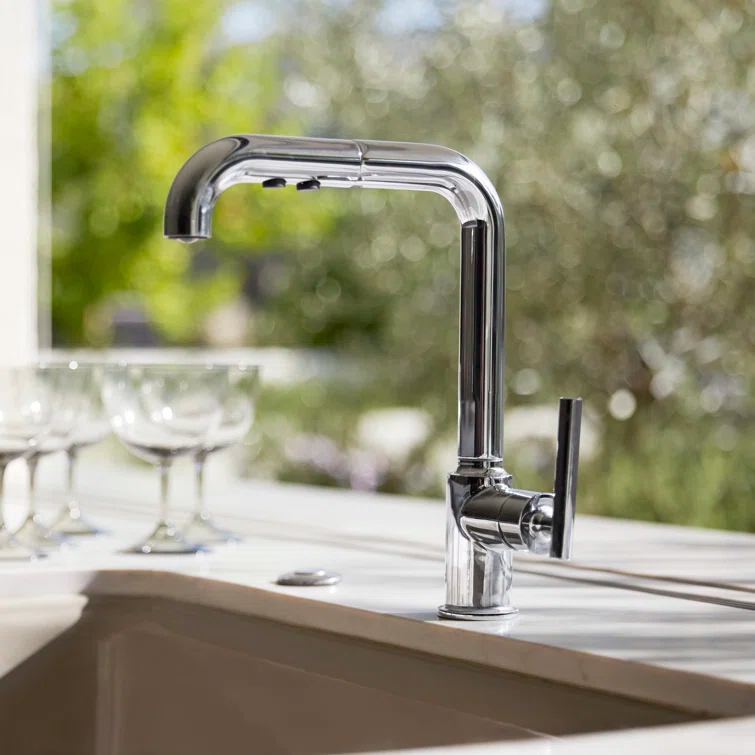 Purist® Pull Out Bar Faucet with Accessories