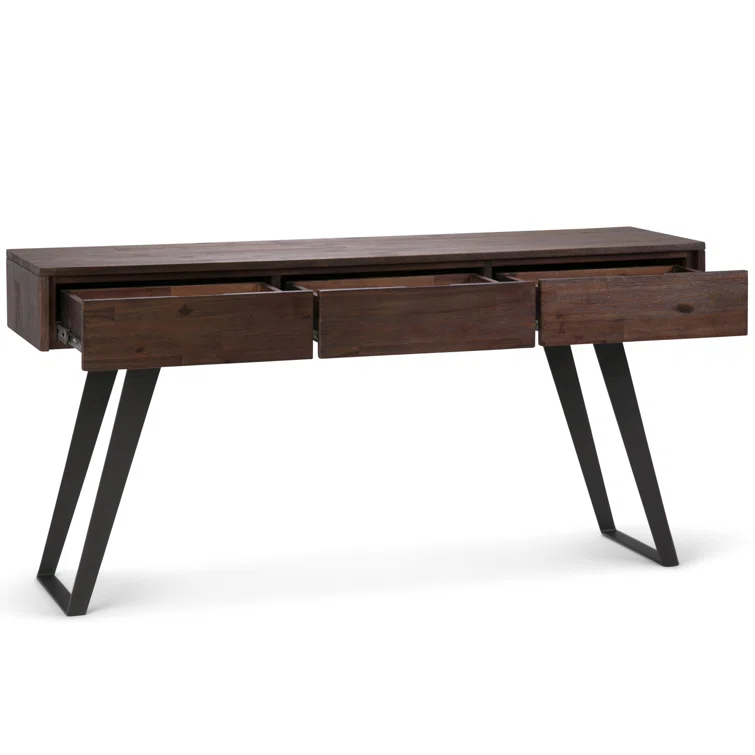 Lowry 60'' Solid Wood Top Console Table