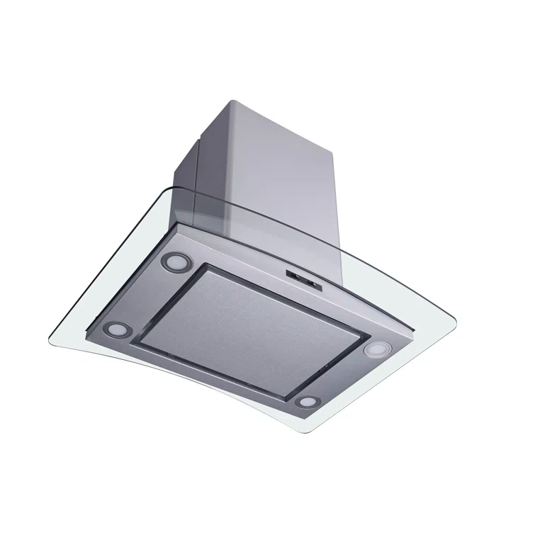 36" 300 CFM Convertible Island Range Hood in Stainless Steel