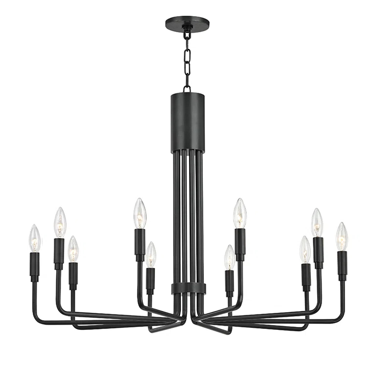 Brigitte 10 - Light Dimmable Classic / Traditional Chandelier
