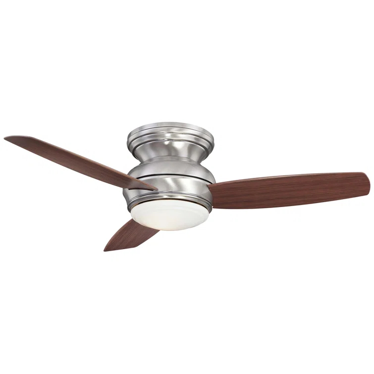Minka Aire 44" Concept II 3 - Blade Outdoor LED Propeller Ceiling Fan with Wall Control and Light Kit Included