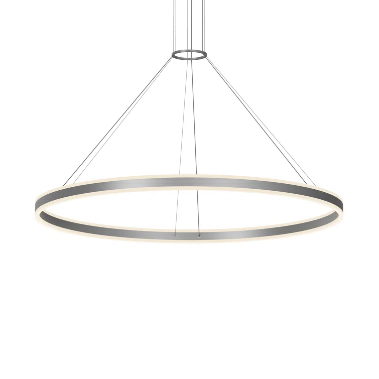 Double Corona 2 - Light Dimmable LED Wagon Wheel Chandelier