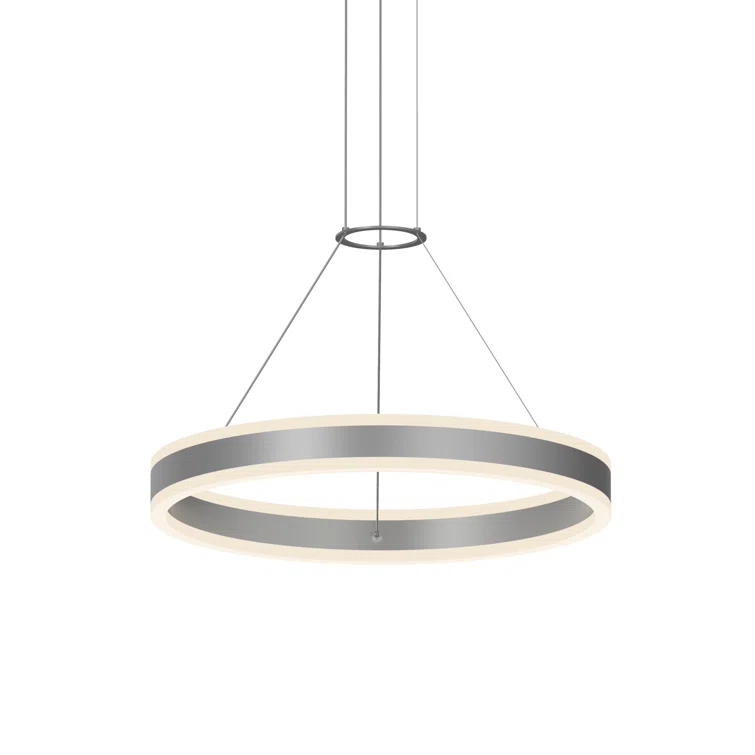 Double Corona 2 - Light Dimmable LED Wagon Wheel Chandelier