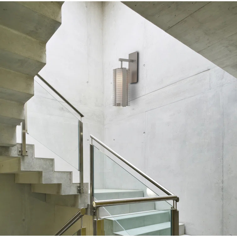 Downtown Mesh LED Armed Sconce