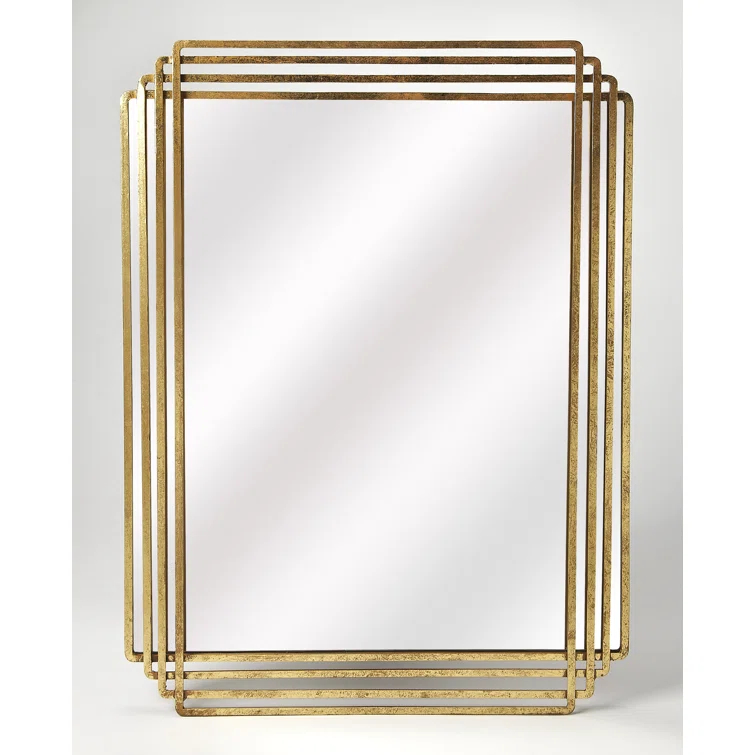 Uptown Rectangular Wall Mirrored