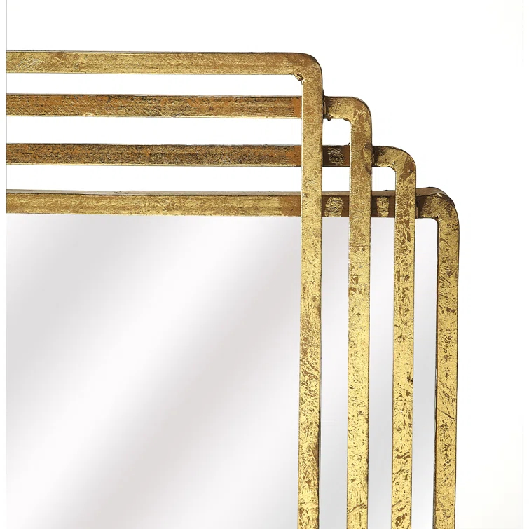 Uptown Rectangular Wall Mirrored