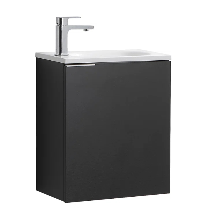 Valencia 20" Wall Mount Single Sink Bathroom Vanity with Top and Sink (Faucet Not Included)