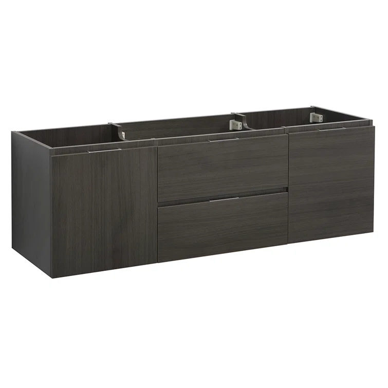 Fresca Valencia 60" Wall Mount Single Sink Bathroom Vanity Base Only (Top and Sink Not Included)