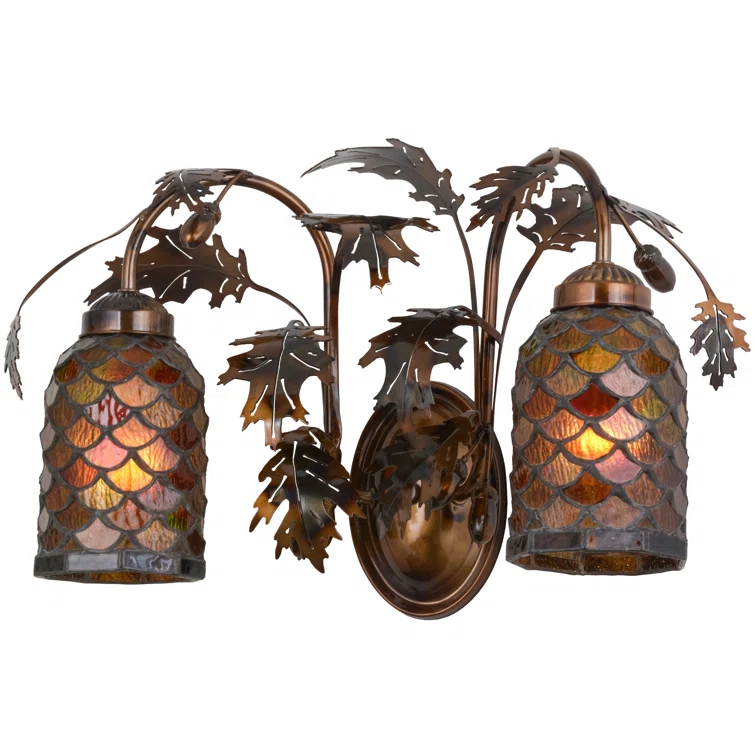 Rustic Lodge Iron Swing Arm Sconce